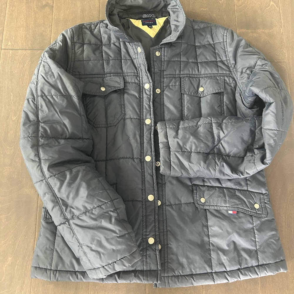 Tommy Hilfiger Men's Dark Gray Puffer Jacket